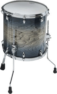 TAMA STAR Walnut Floor Tom 16" x 16" - Indigo Japanese Sen Burst/Chrom HW