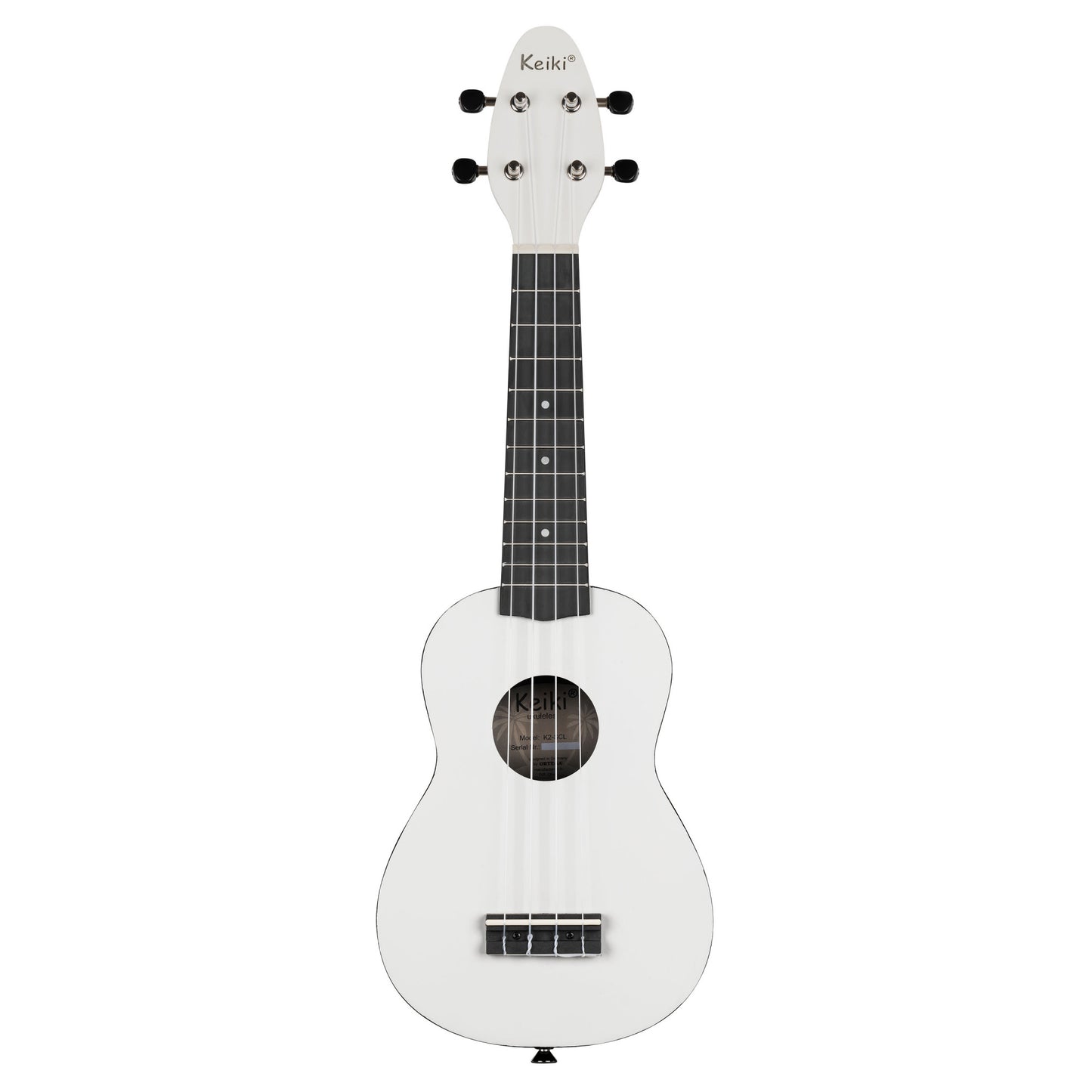 KEIKI K2 Serie Sopran Ukulele Set - Agathis / ABS Silent Clouds