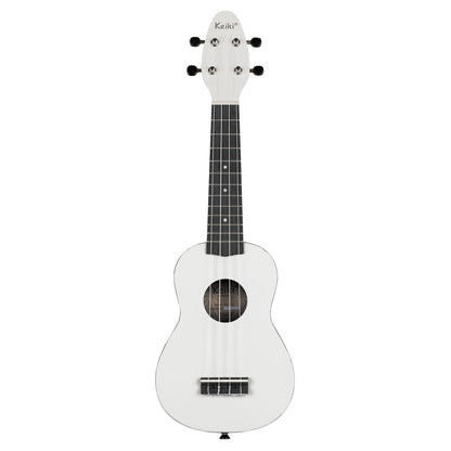 KEIKI K2 Serie Sopran Ukulele Set - Agathis / ABS Silent Clouds