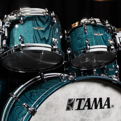 TAMA STAR Walnut Shell Kit 4 teilig - Light Indigo Japanese Chestnut/Chrom HW