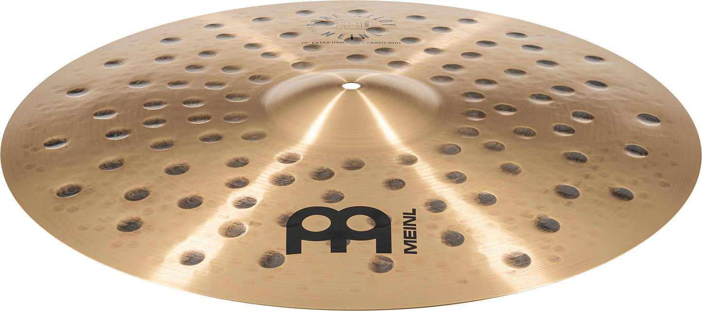 MEINL Cymbals Pure Alloy Extra Hammered Crash-Ride - 20"