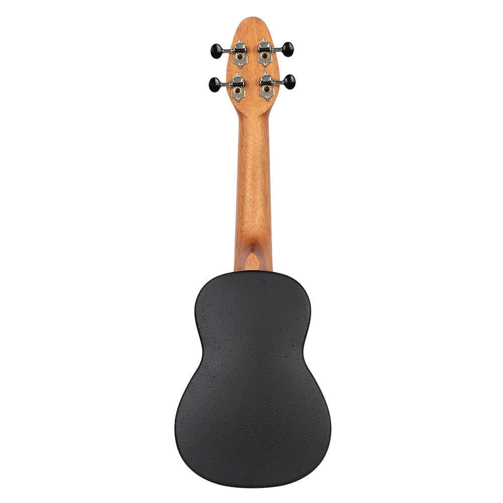KEIKI K3 Serie Sopran Ukulele Lefty Set - Spalted Maple / ABS