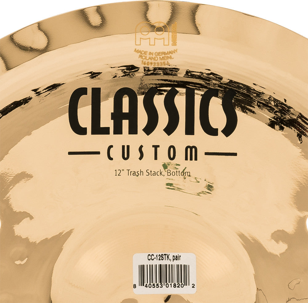 MEINL Cymbals Classics Custom Brilliant  Trash Stack - 12"