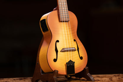 ORTEGA Custom Built Series Concert Ukulele 4 String - Honey Sunburst + Bag