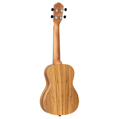 ORTEGA Timber Series Concert Ukulele 4 String - Zebrawood Natural + Bag