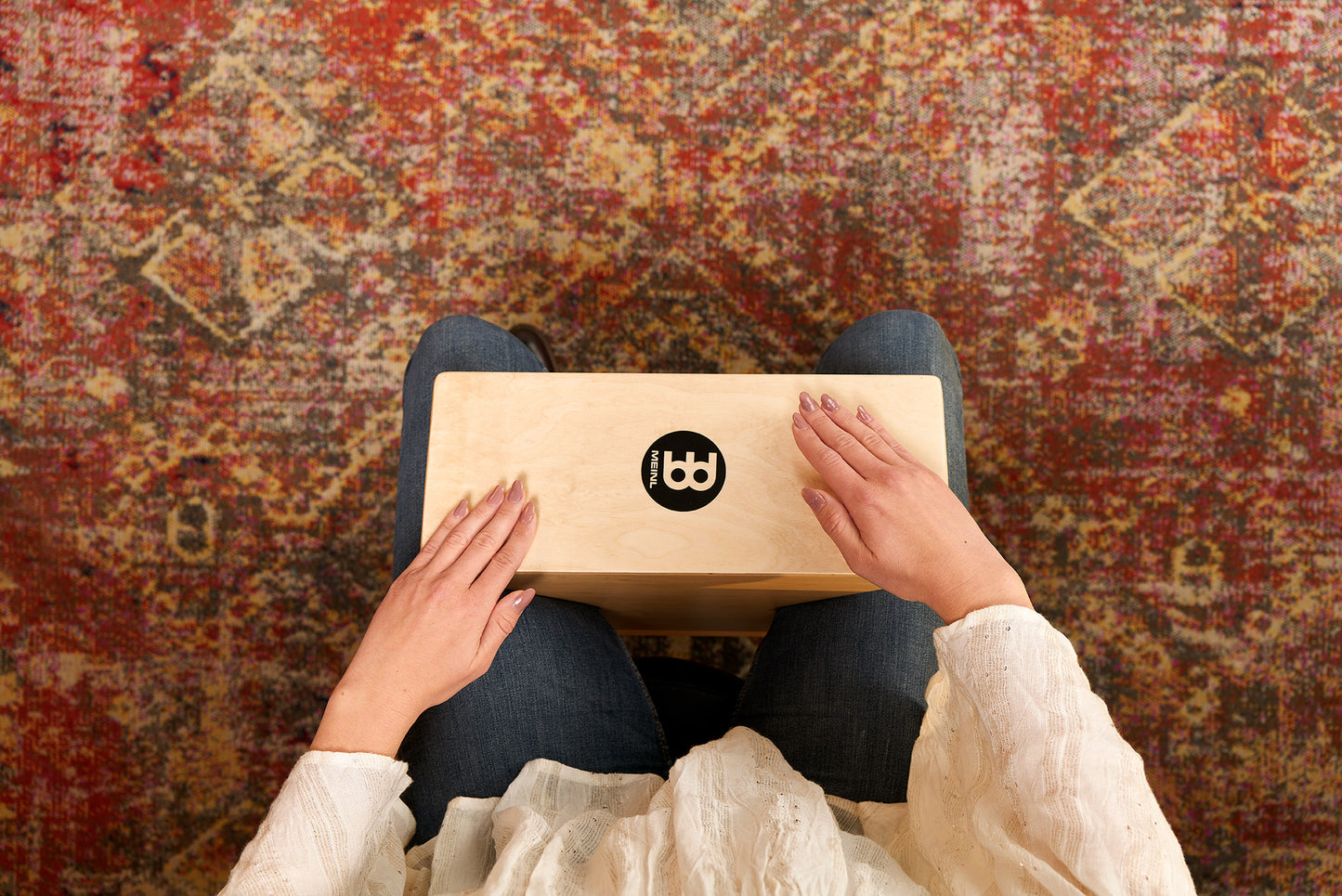 MEINL Percussion Hybrid Slaptop Cajon - Baltic Birch