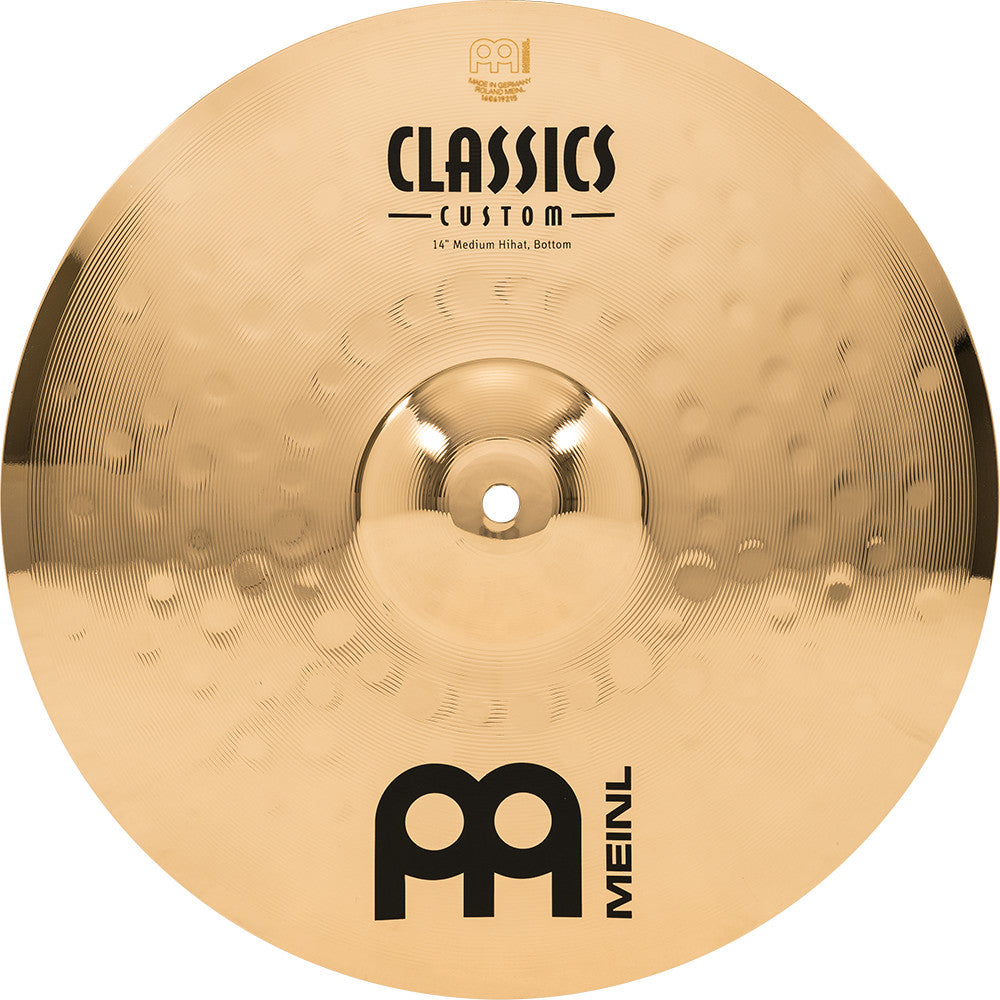 MEINL Cymbals Classics Custom Brilliant Medium HiHat - 14"