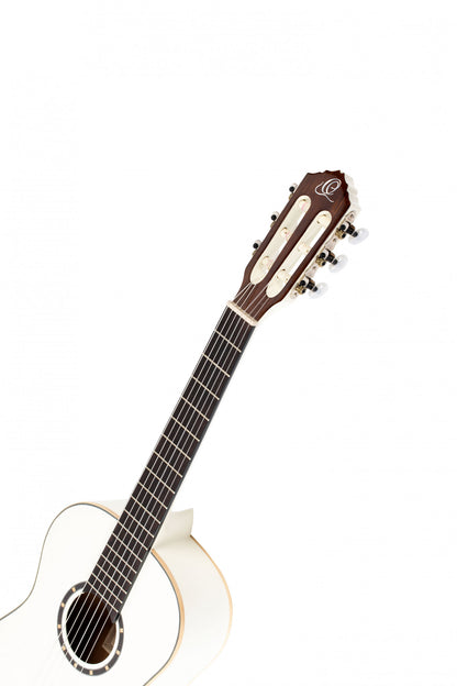 ORTEGA Family Series 1/2 Konzertgitarre 6 String - Weiß + Bag