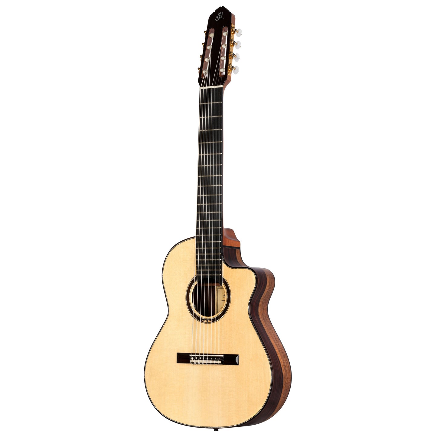 ORTEGA Javier Reyes Signature Konzertgitarre 4/4 8-Saiter Made in Spain - Natur inkl. Koffer