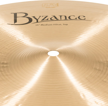 MEINL Cymbals Byzance Traditional Medium Hihat - 15"
