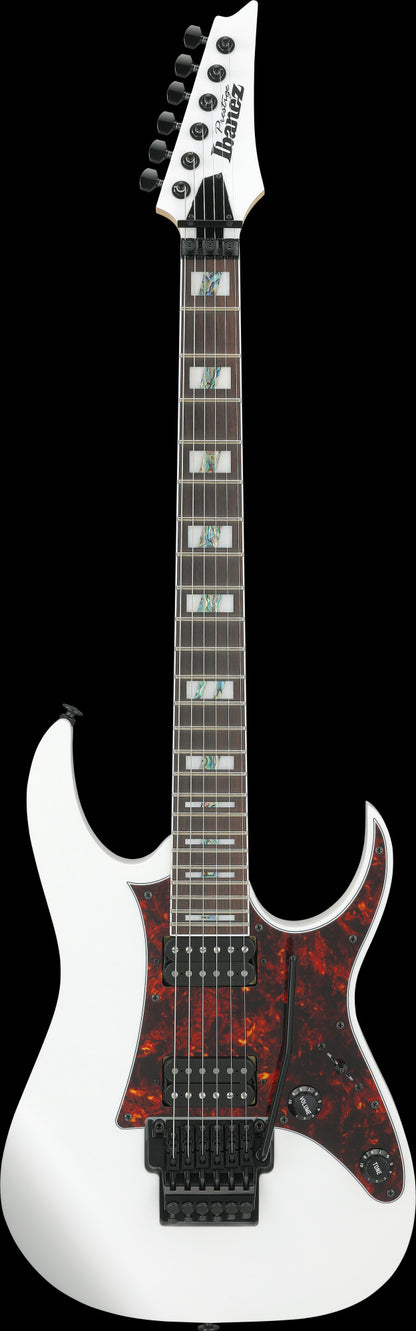 IBANEZ Prestige RG E-Gitarre 6-String - White Flat + Koffer