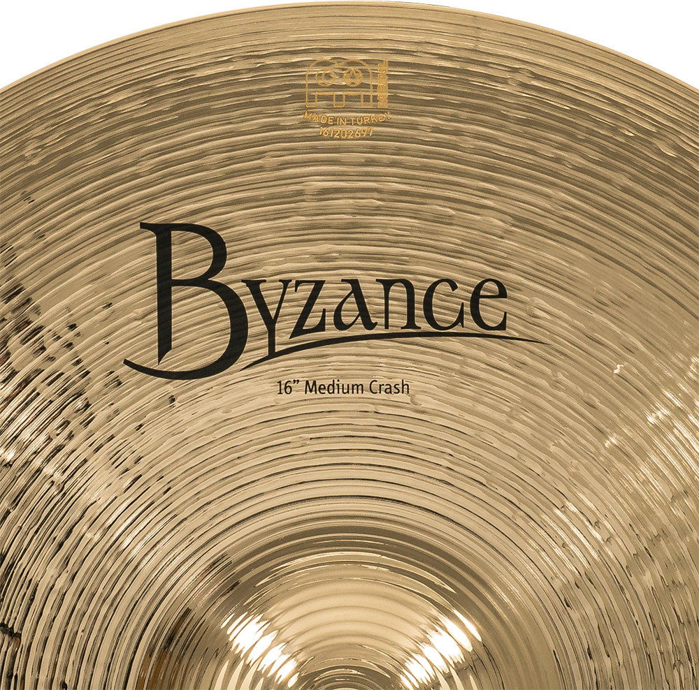 MEINL Cymbals Byzance Brilliant Medium Crash - 16"