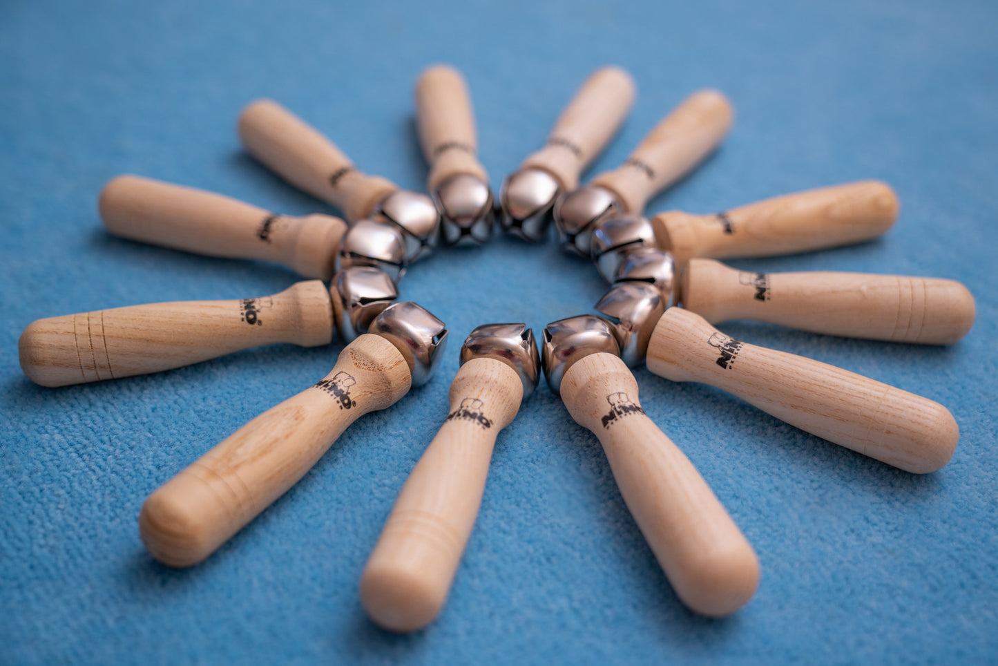 NINO Percussion Bell Stick Set - 12 teilig