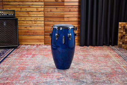 MEINL Percussion Artist Series William Kachiro Conga 11 3/4" /REMO® Black Calfskin Skyndeep Heads - Blue Wave