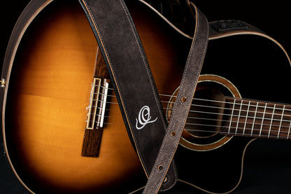 ORTEGA Echtledergitarrengurt - Roman Marble