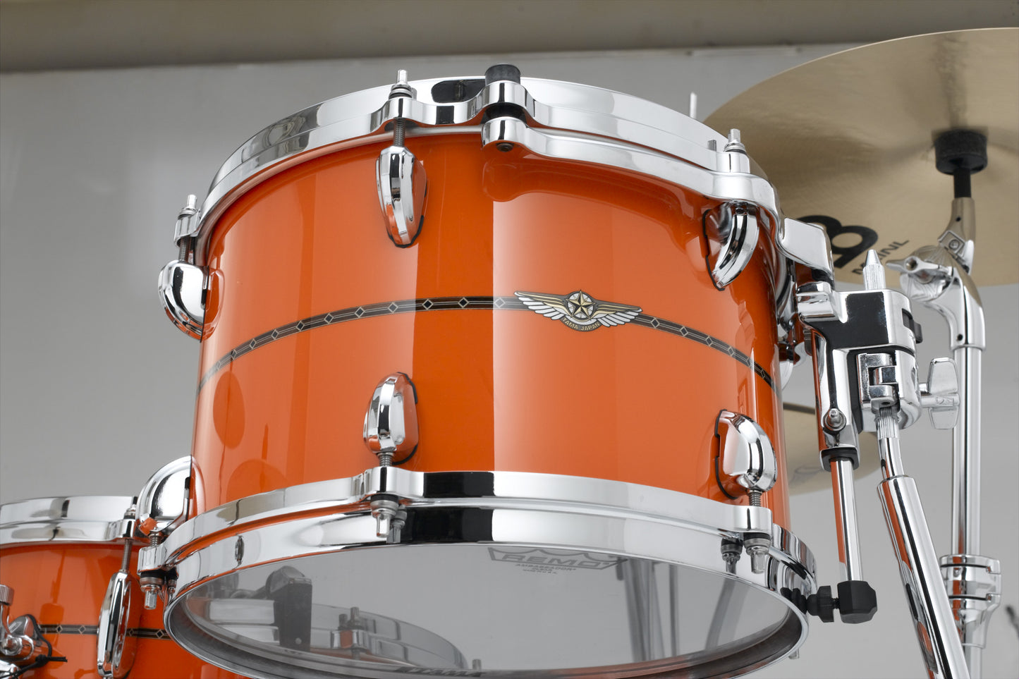 TAMA STAR Walnut Shell Kit 4 pcs - Atomic Orange/Chrome HW
