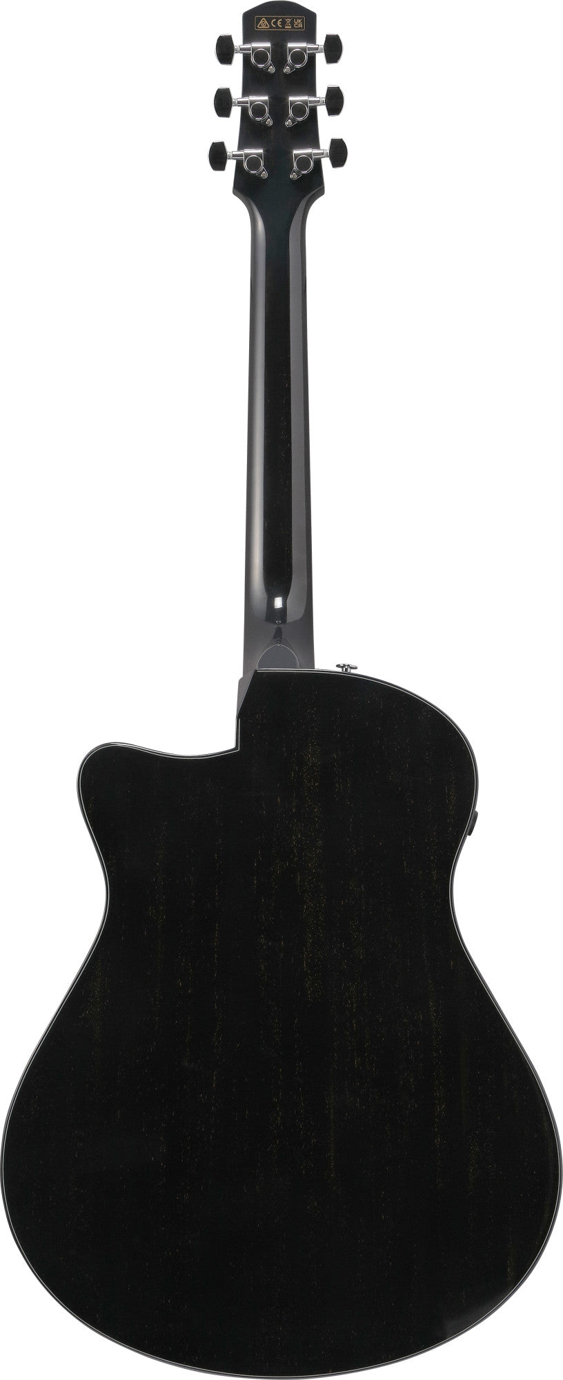 IBANEZ Advanced Acoustic AAM Akustikgitarre 6-String - Rustic Black High Gloss