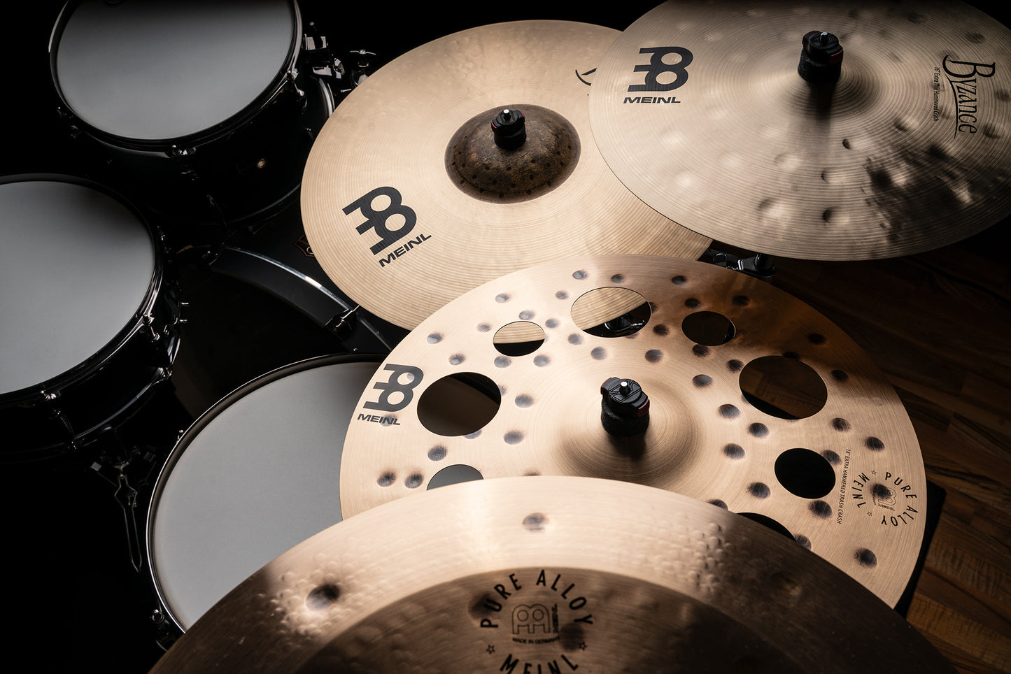 MEINL Cymbals Pure Alloy Extra Hammered Trash Crash - 18"