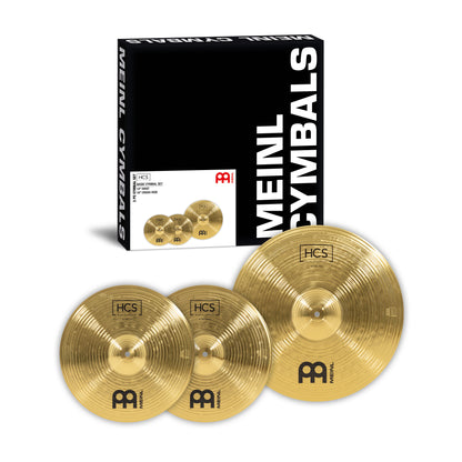 MEINL Cymbals HCS Basis Beckenset - 14" Hihat, 18" Crash-Ride