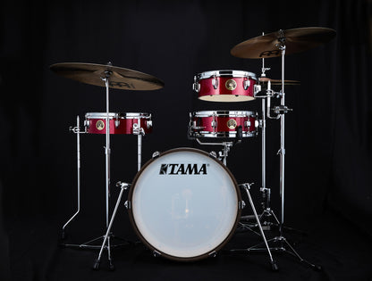 TAMA Club-Jam Pancake Shell Kit 4 teilig - Burnt Red Mist/Chrom HW