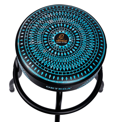 ORTEGA Bar-Stool 24" - Blue Kaleidoscope