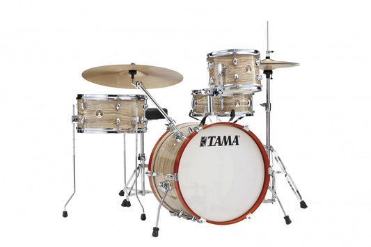 TAMA Club-Jam Shell Kit 4 pcs - Cream Marble Wrap/Chrome HW