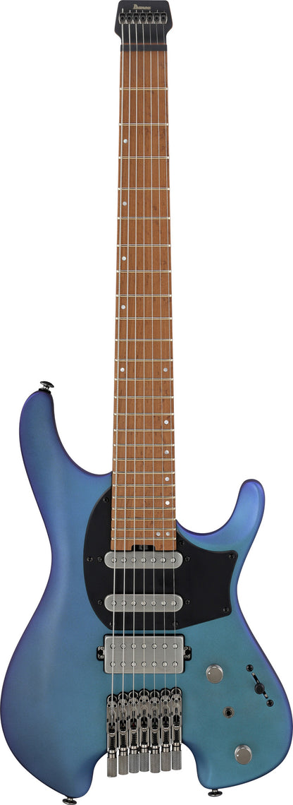IBANEZ Quest Electric Guitar 7-String - Blue Chameleon Metallic Matte + Gig Bag