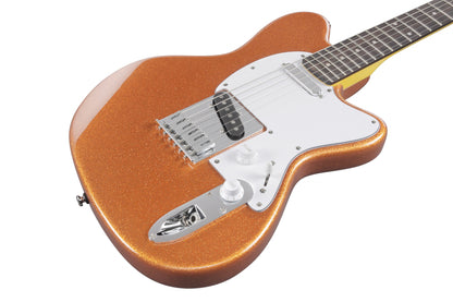 IBANEZ Yvette Young Signature E-Guitar 6 String - Orange Cream Sparkle