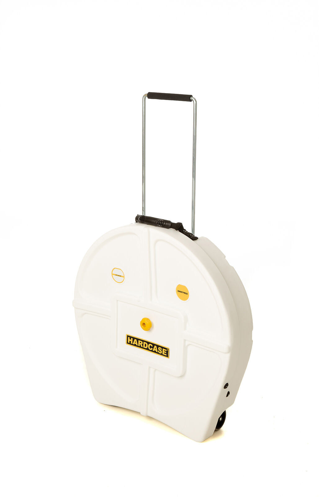 HARDCASE Cymbal Trolley-Case 22" for 9 Cymbals - White