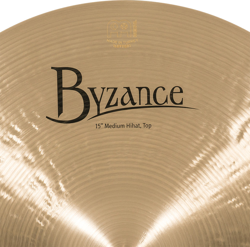 MEINL Cymbals Byzance Traditional Medium Hihat - 15"