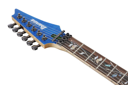 IBANEZ j.custom RG E-Gitarre 6-String - Royal Blue Sapphire + Koffer