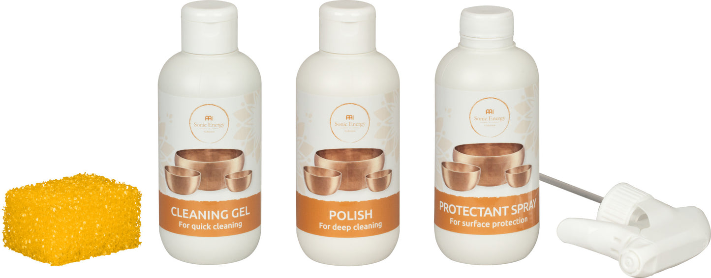 MEINL Sonic Energy 3-teiliges Singing Bowl Care und Protectant Set
