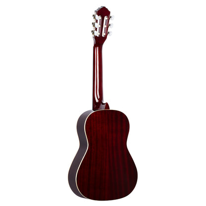 ORTEGA Family Series 1/2 Classical Guitar 6 String - Wine Red + Gigbag
