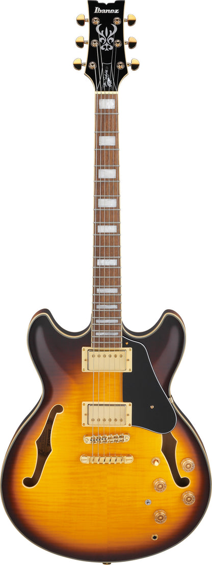 IBANEZ John Scofield Signature Hollowbody Gitarre 6-String - Two-tone-Burst
