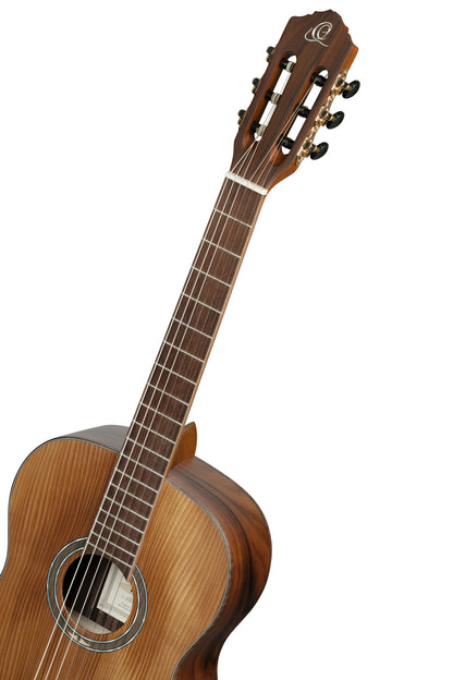 ORTEGA Thermo Series 4/4 Konzertgitarre 6-String - Dunkelbraun matt + Gigbag