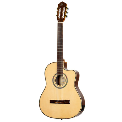 ORTEGA Family Series Pro 4/4 Classical Guitar 6 String - Solid Spruce / Mahogany Natural + Bag
