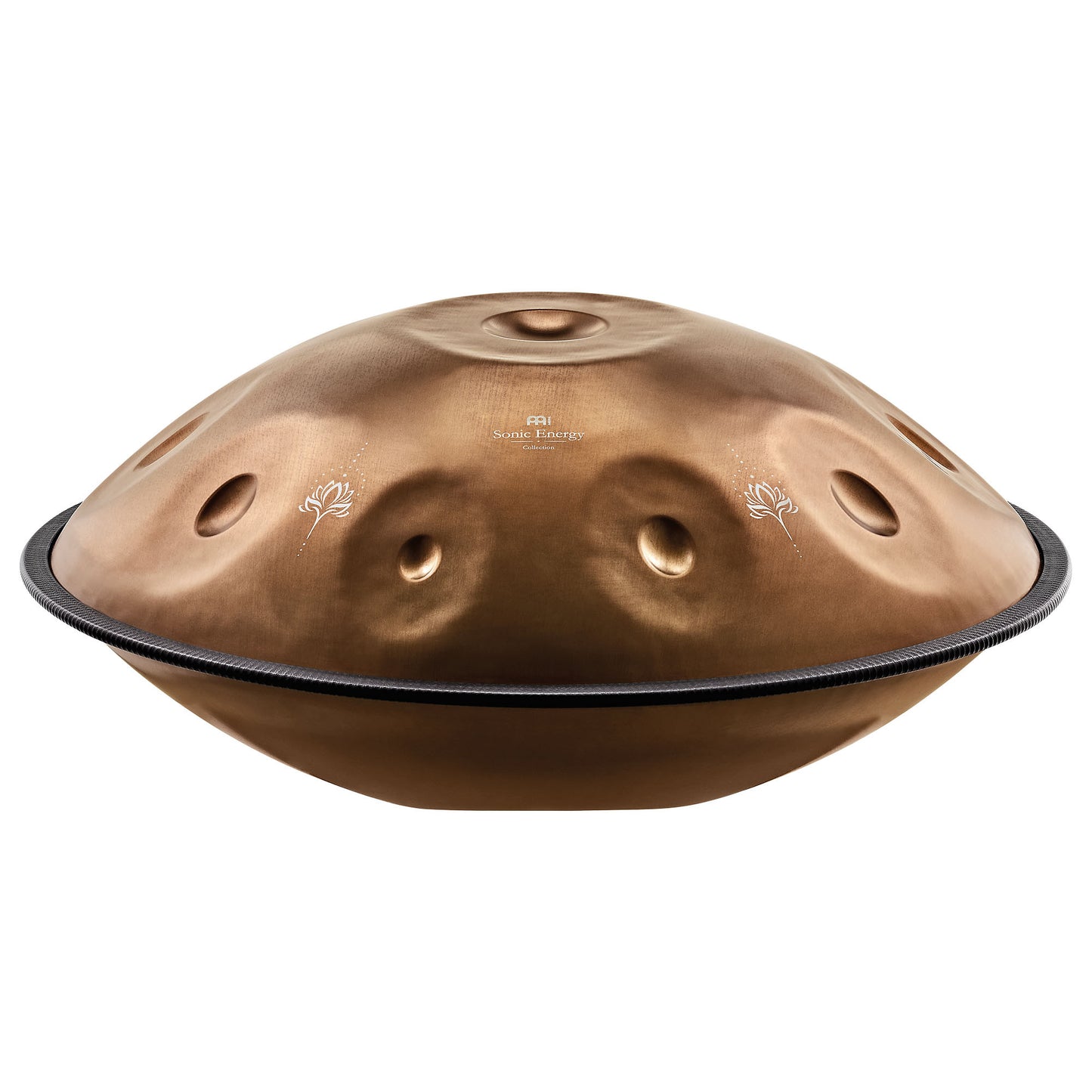 MEINL Sonic Energy Sensory Handpan, Stainless Steel, E La Sirena, 10 Notes, 432 Hz, Vintage copper, Engraved design