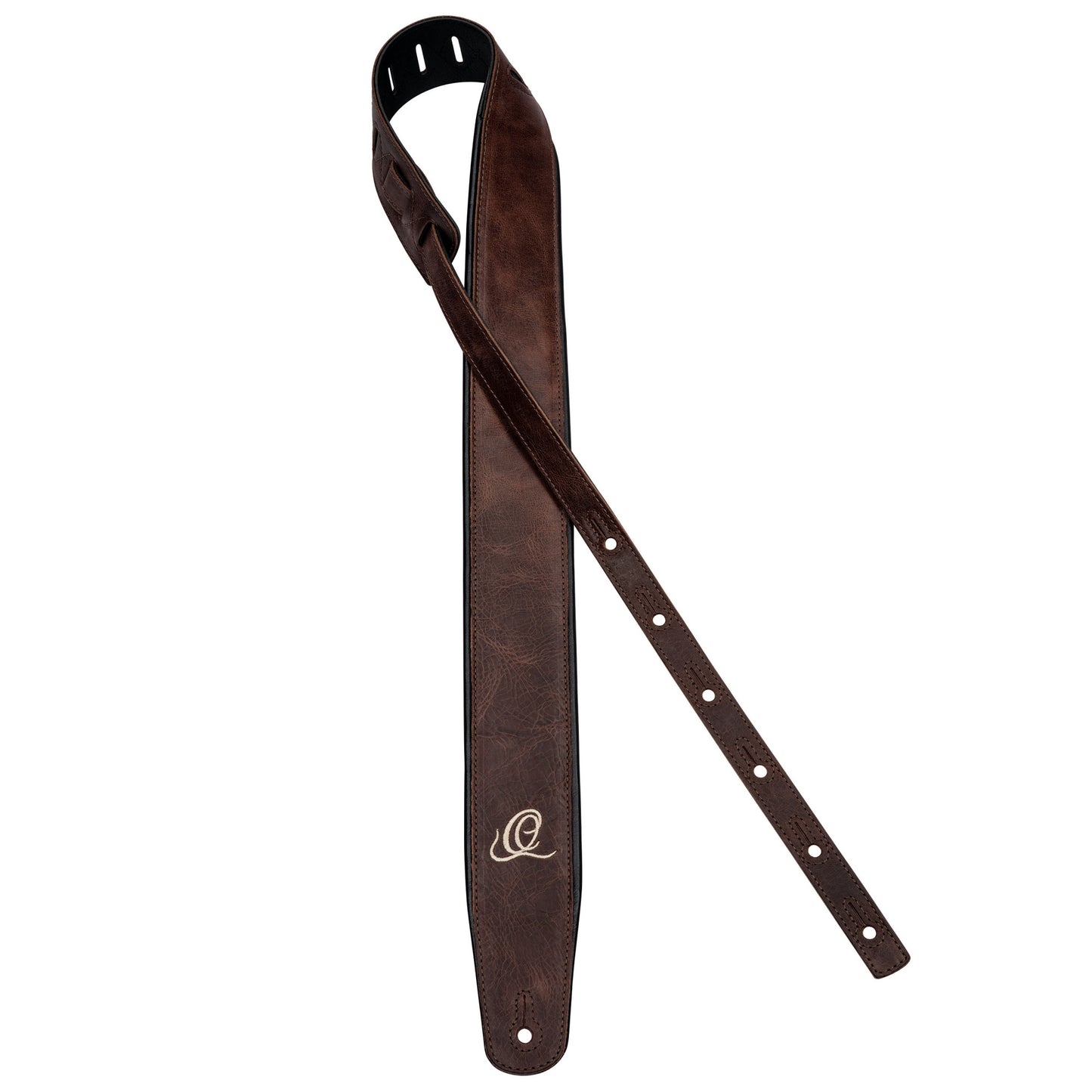 ORTEGA Echtledergitarrengurt - Vintage Brown
