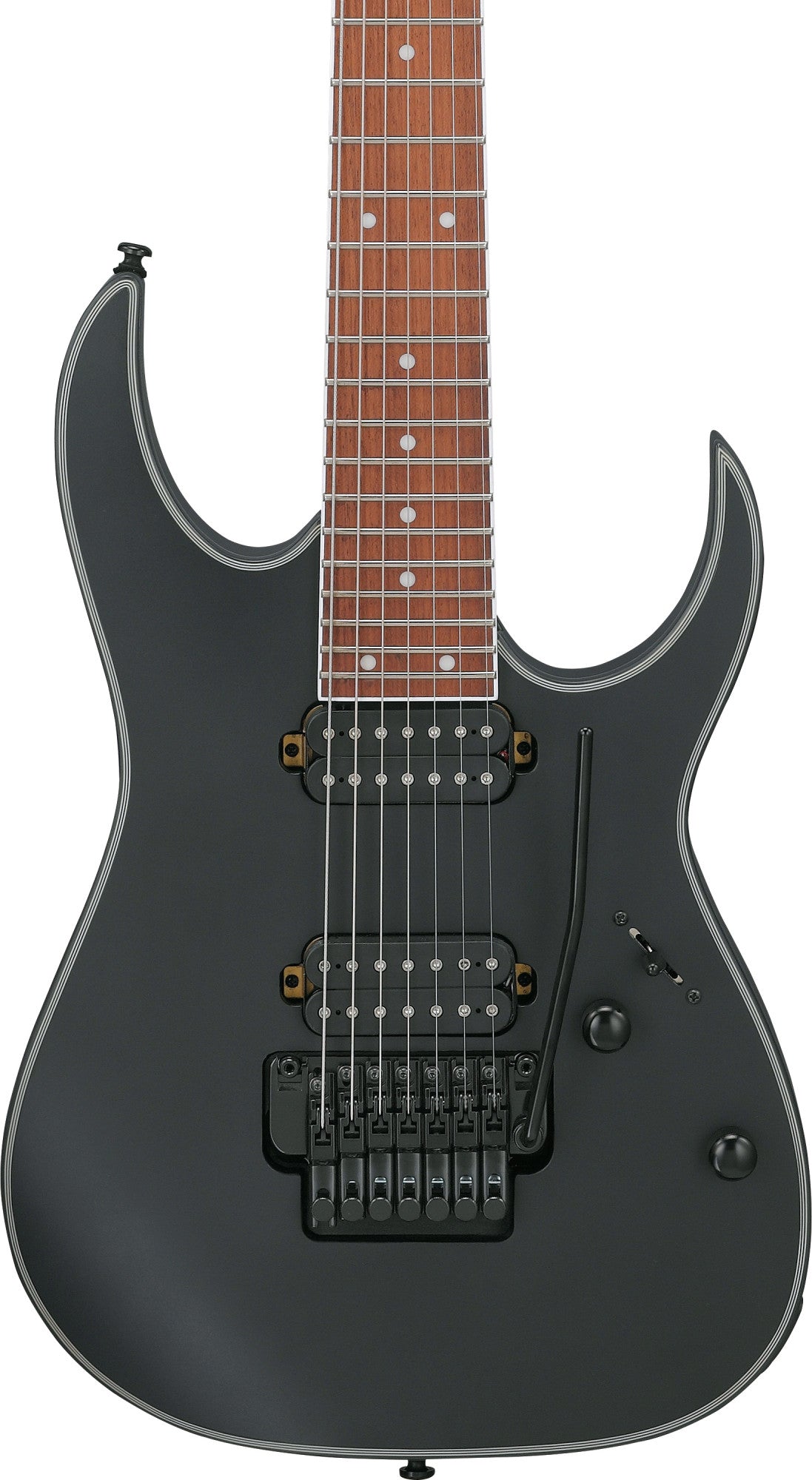 IBANEZ RG Electric Guitar 7-String - Black Flat