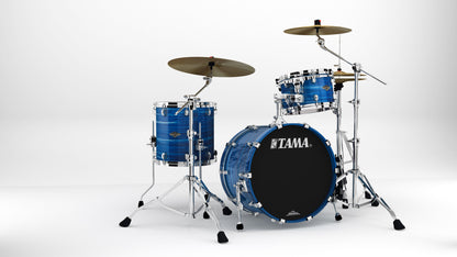 TAMA Starclassic Walnut/Birch Lacquer Shell Kit 3 teilig - Ocean Blue Ripple/Chrom HW