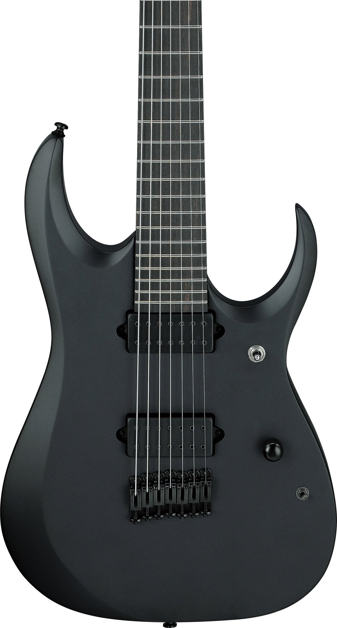 IBANEZ Iron Label RGD Electric Guitar 7-String - Black Flat