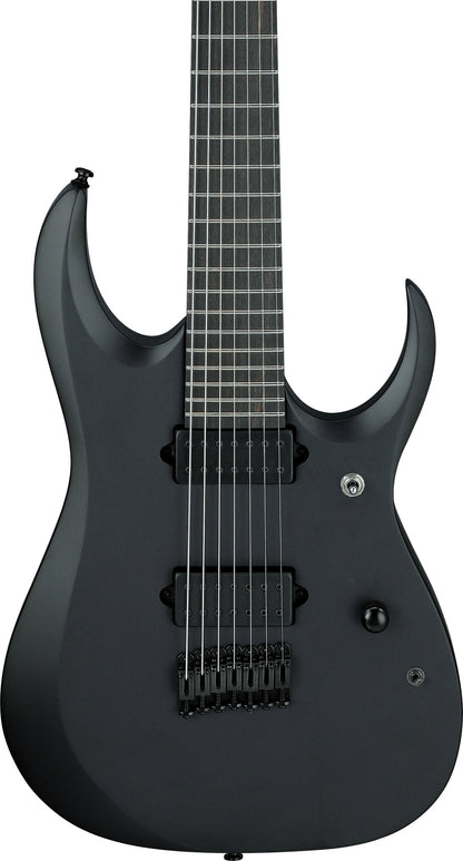 IBANEZ Iron Label RGD Electric Guitar 7-String - Black Flat