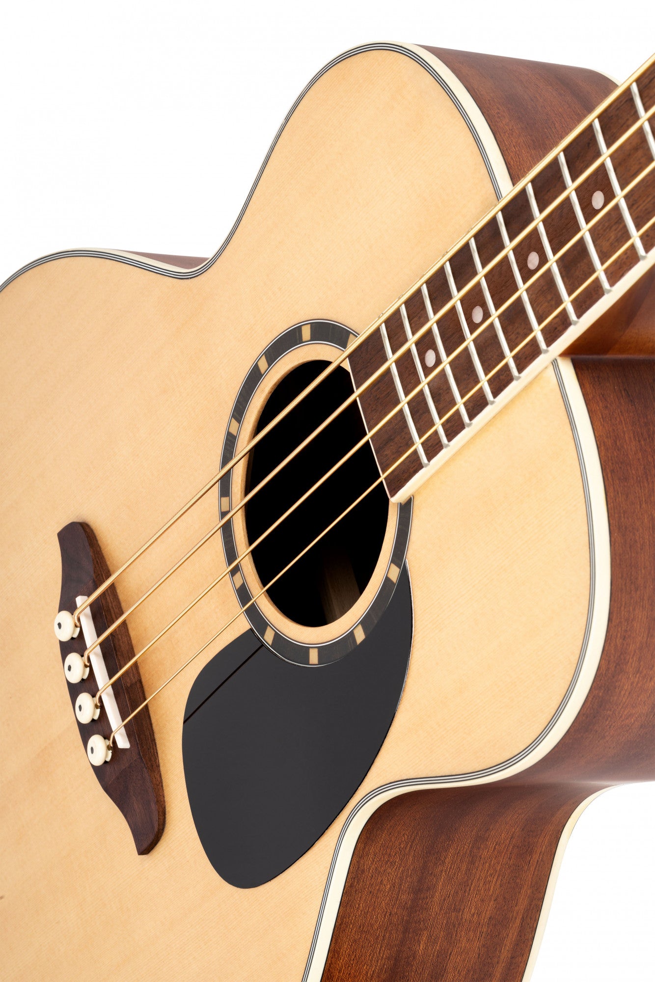ORTEGA Deep Series 7 Medium Scale Acoustic Bass 4 String - Spruce / Mahogany Natural