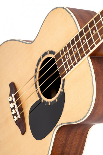 ORTEGA Deep Series 7 Medium Scale Acoustic Bass 4 String - Spruce / Mahogany Natural