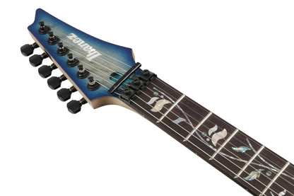 IBANEZ j.custom RG E-Gitarre 6-String - Ghost Fleet Blue Burst + Koffer