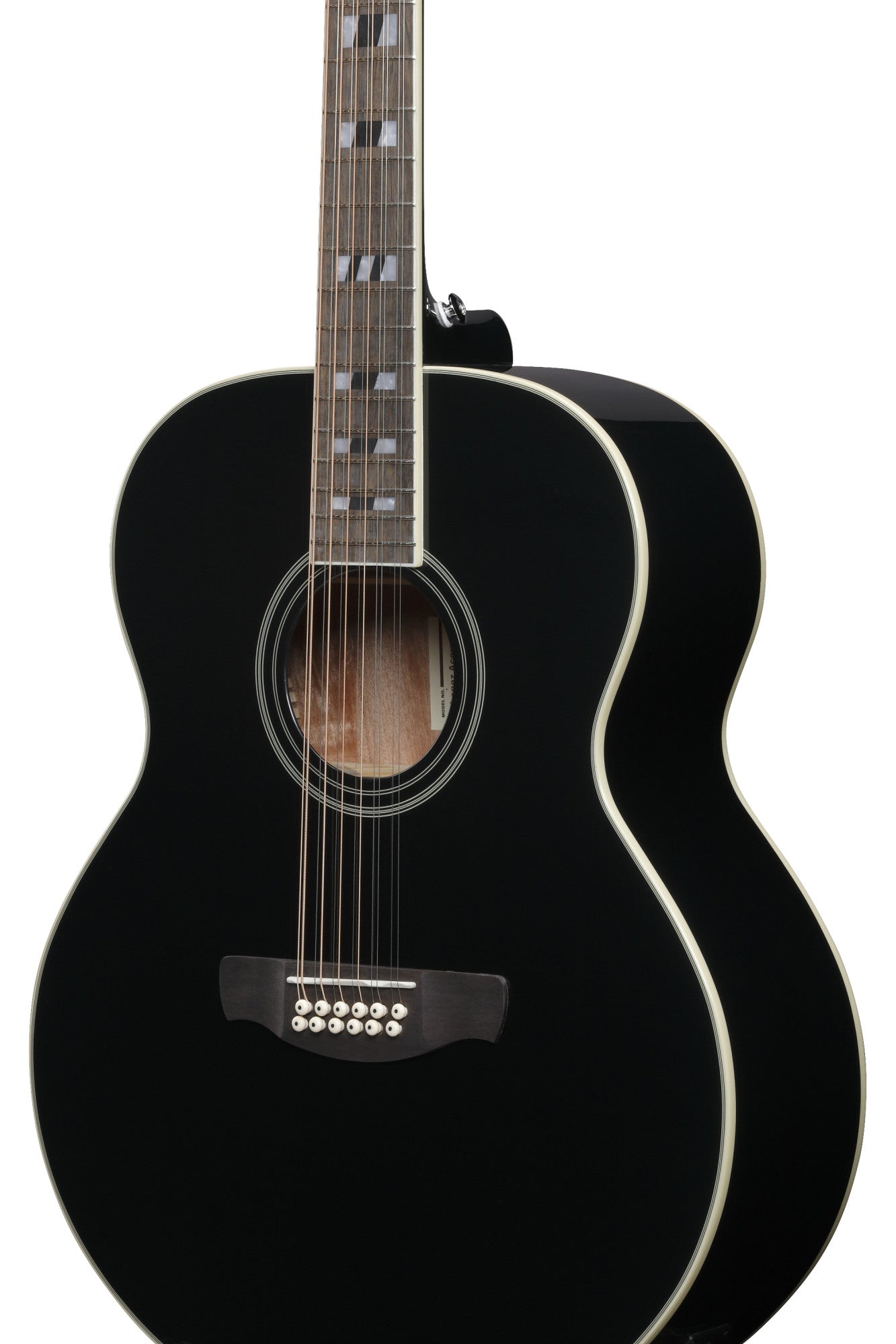 IBANEZ Artwood AJ Acoustic Guitar12-String - Black High Gloss