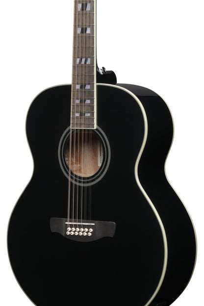 IBANEZ Artwood AJ Acoustic Guitar12-String - Black High Gloss