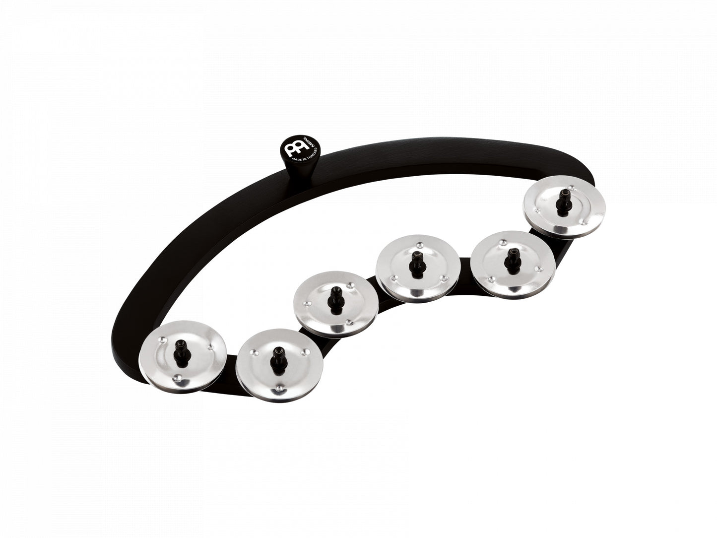 MEINL Percussion Backbeat Tambourine 13" - 14" - schwarz
