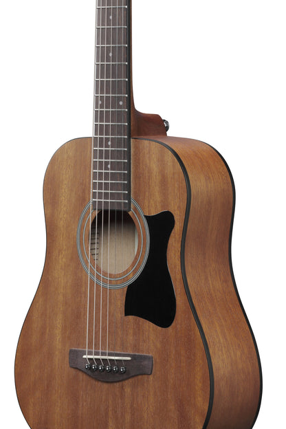 IBANEZ V Acoustic Guitar 6-String 3/4 Mini - Open Pore Natural + Gig Bag