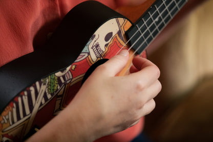KEIKI K2 Serie Sopran Ukulele Set - Agathis / El Muerto"